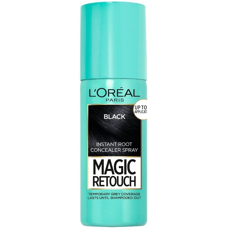 L'Oréal black hair colour spray