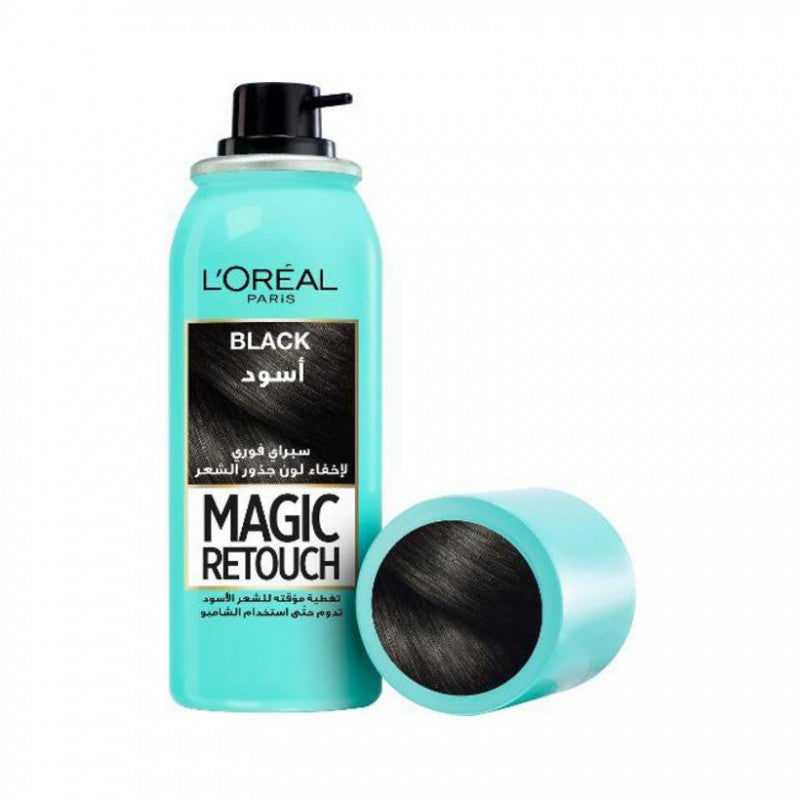 L'Oréal black hair colour spray