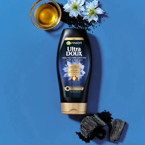 Garnier Ultra Doux Purifying & Shine Black Charcoal Conditioner