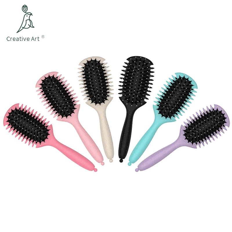 Curly hair styling brush