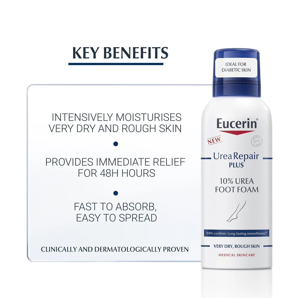 Eucerin Urea Repair PLUS 10% Feet Foam